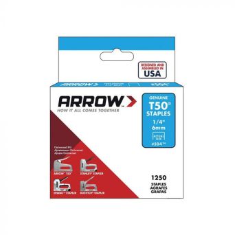 Arrow T50 Staples 1/4" 6mm