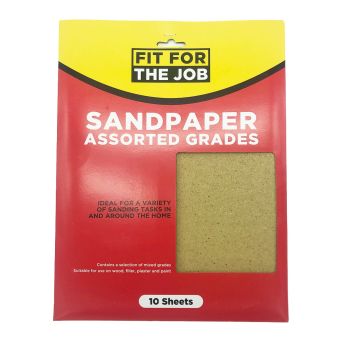 Sandpaper Sheets Assorted (10)