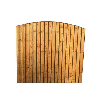 Feather Edge Arch Top Fence Panels
