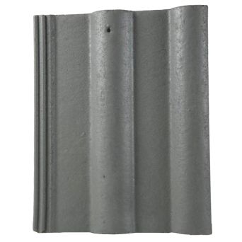 Breedon Double Roll Roof Tile Grey 420 x 330mm