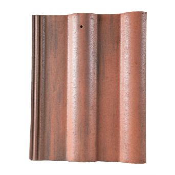 Breedon Double Roll Roof Tile Antique Red 420 x 330mm