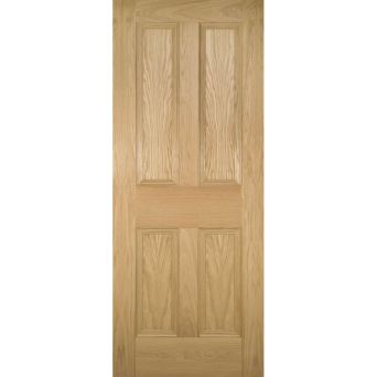 Deanta Kingston Oak Internal Door - Unfinished