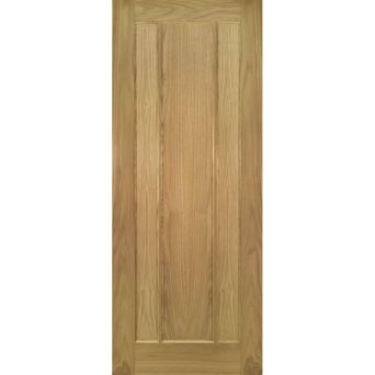 Deanta Norwich Oak Internal Door - FD30, Unfinished