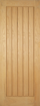 Light brown Mexicano unfinished oak door 