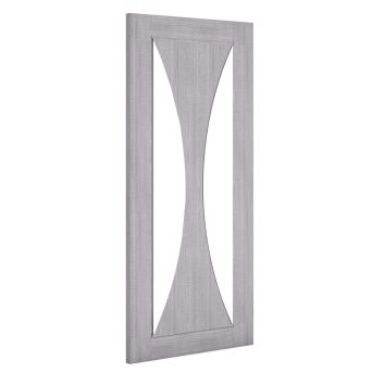 Deanta Sorrento Light Grey Internal Door - Glazed 
