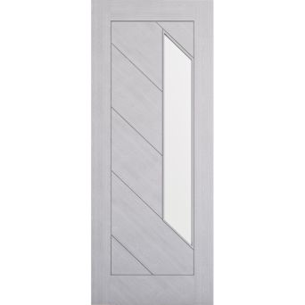 Deanta Torino Light Grey Internal Door- Glazed