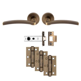 Tavira Latch Pack – Antique Brass 