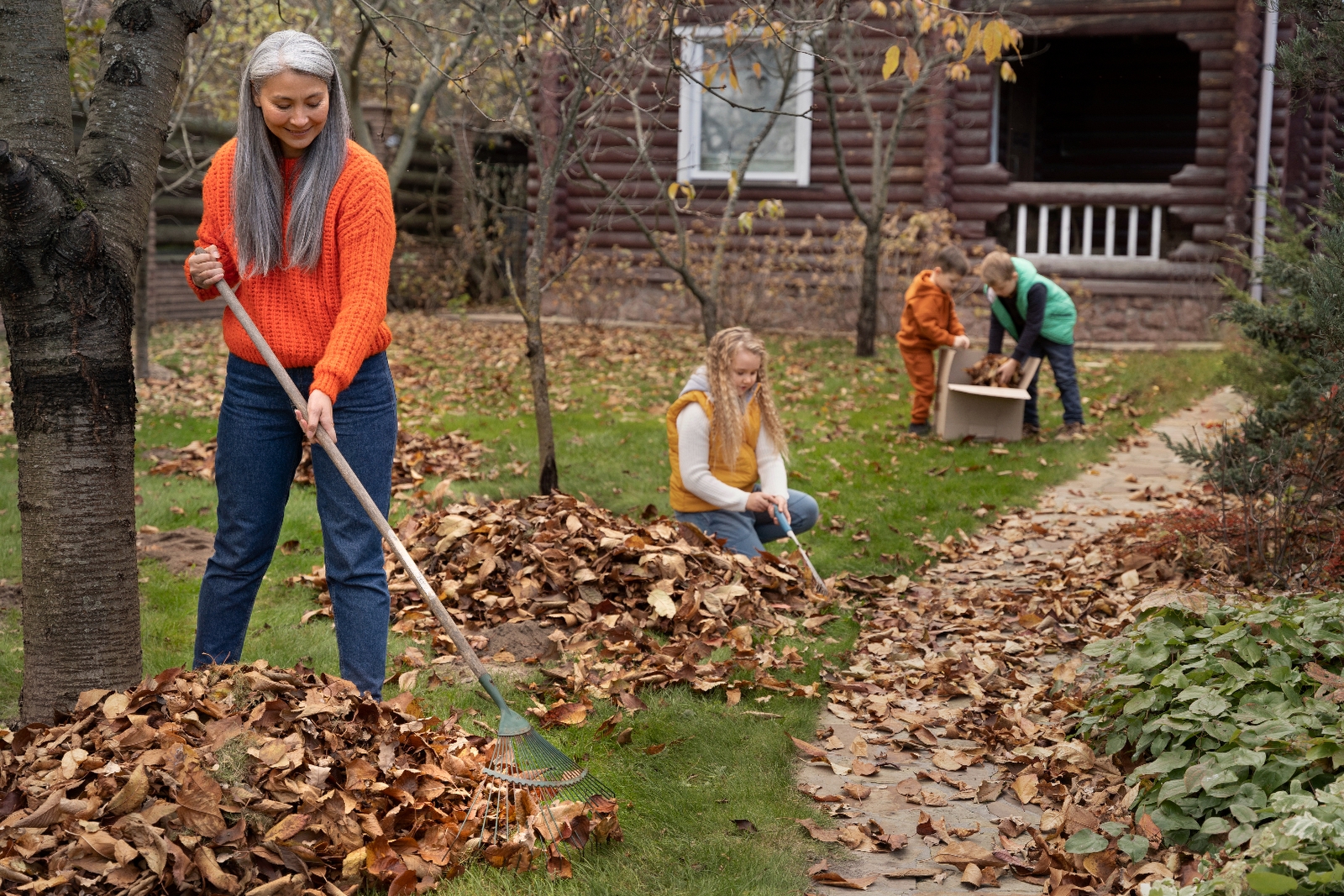 fallen leaves winterising your outdoor space